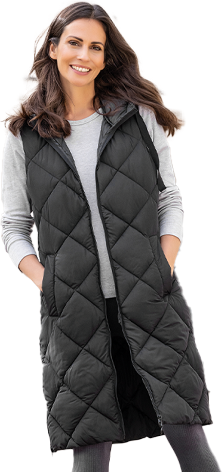 Trendige Steppweste für Damen