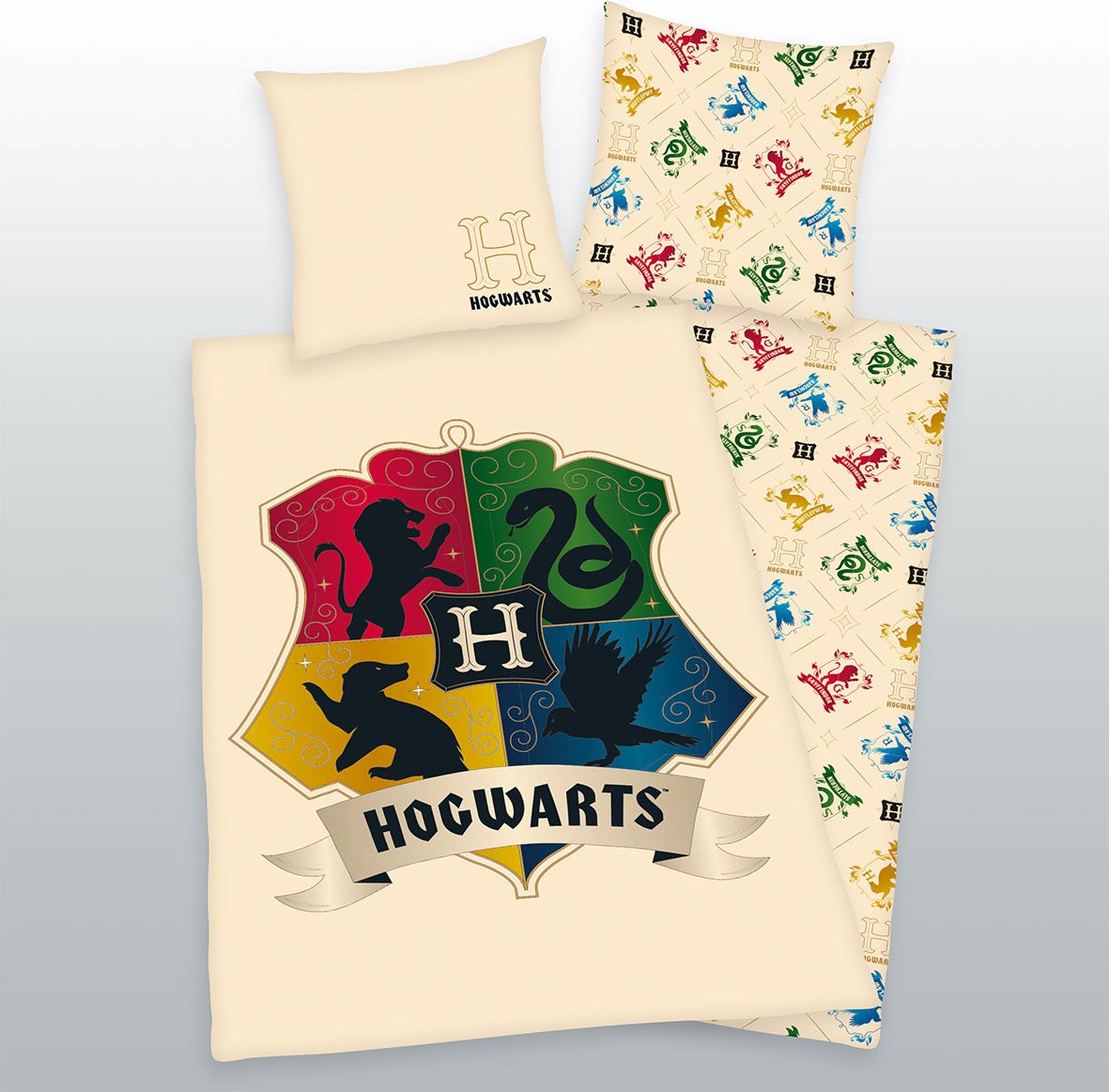 Harry Potter Bettwäsche Größe 80x80 + 135x200 cm