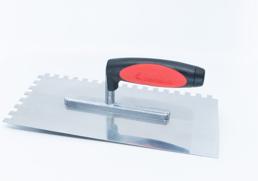 Trockenbau Glättekelle mit zwei gezahnten Seiten