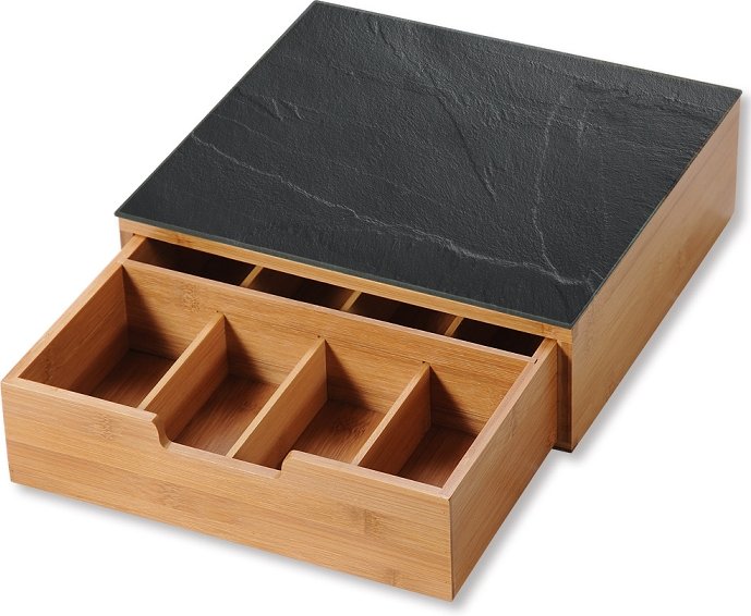Schublade Kaffee-Kapseln, Bambus, FSC