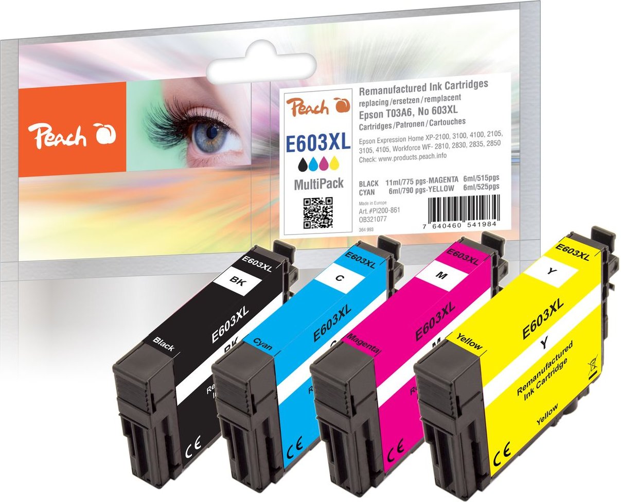 Thumbnail - Spar Pack Tintenpatronen ersetzt Epson No. 603XL