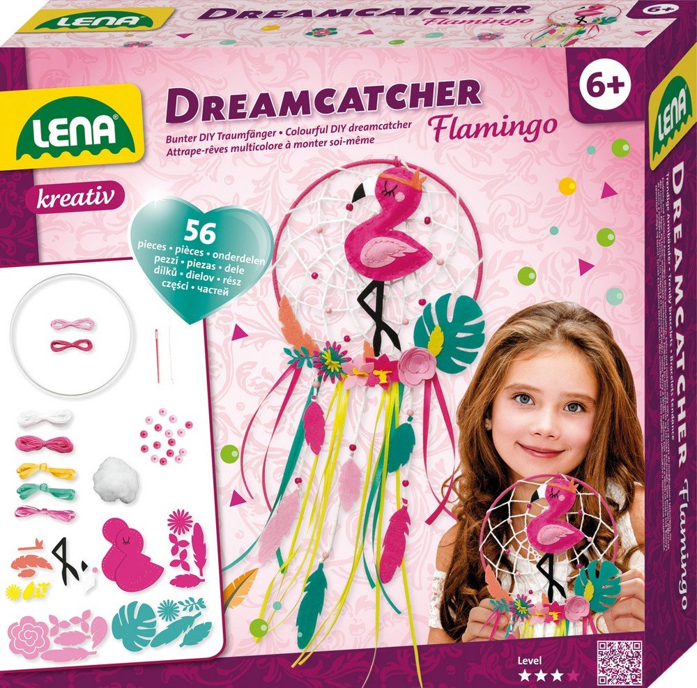 Dreamcatcher Flamingo, Faltschachtel