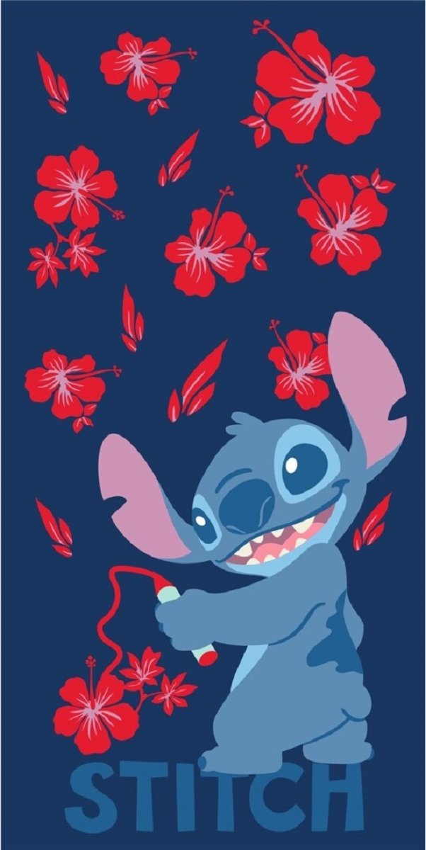 Lilo & Stitch Strandtuch 90x170 cm - Weiches Badehandtuch