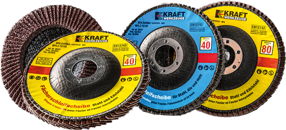 Fächerscheiben, 4-tlg.