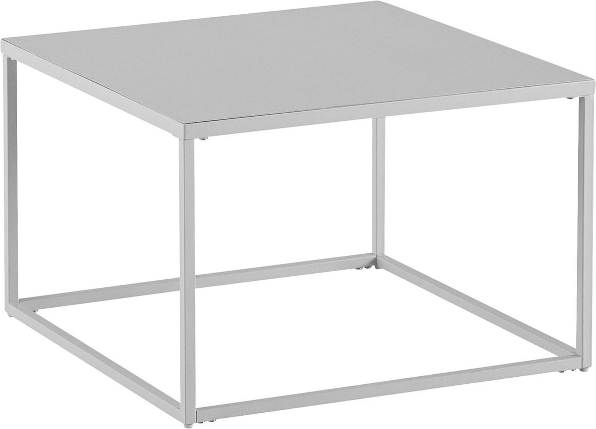 Couchtisch 60 cm Metall Weiß