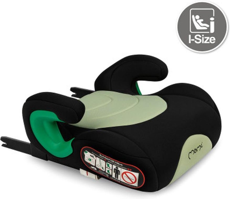 MoMi VENKO I-SIZE Kindersitzerhöhung für Kinder bis 36 kg in Grün