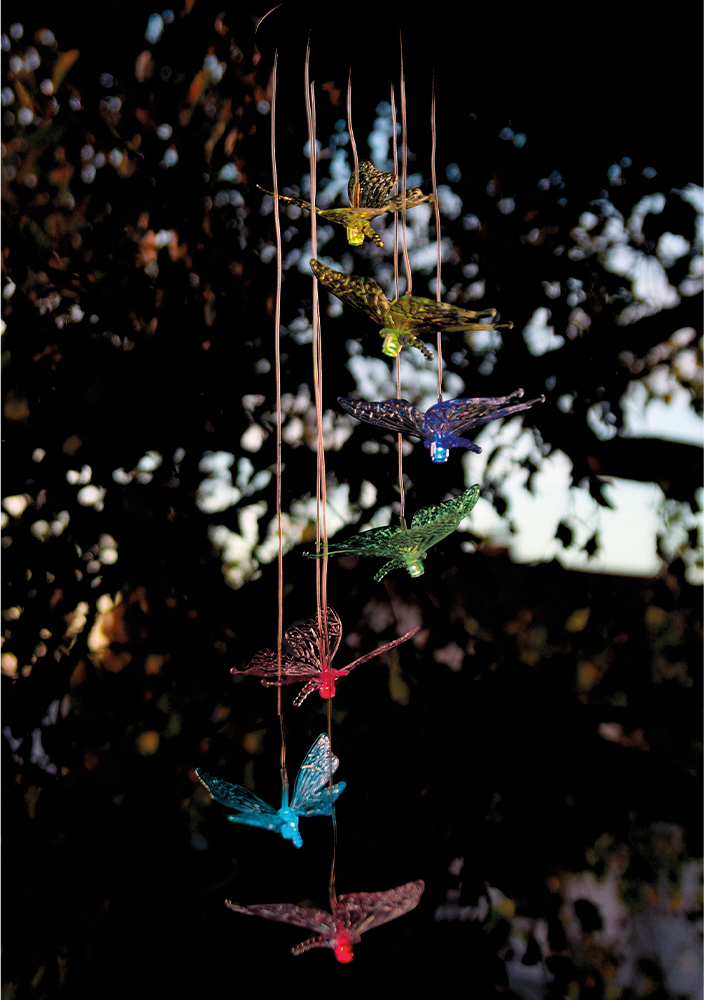 LED-Solar-Hängeleuchte