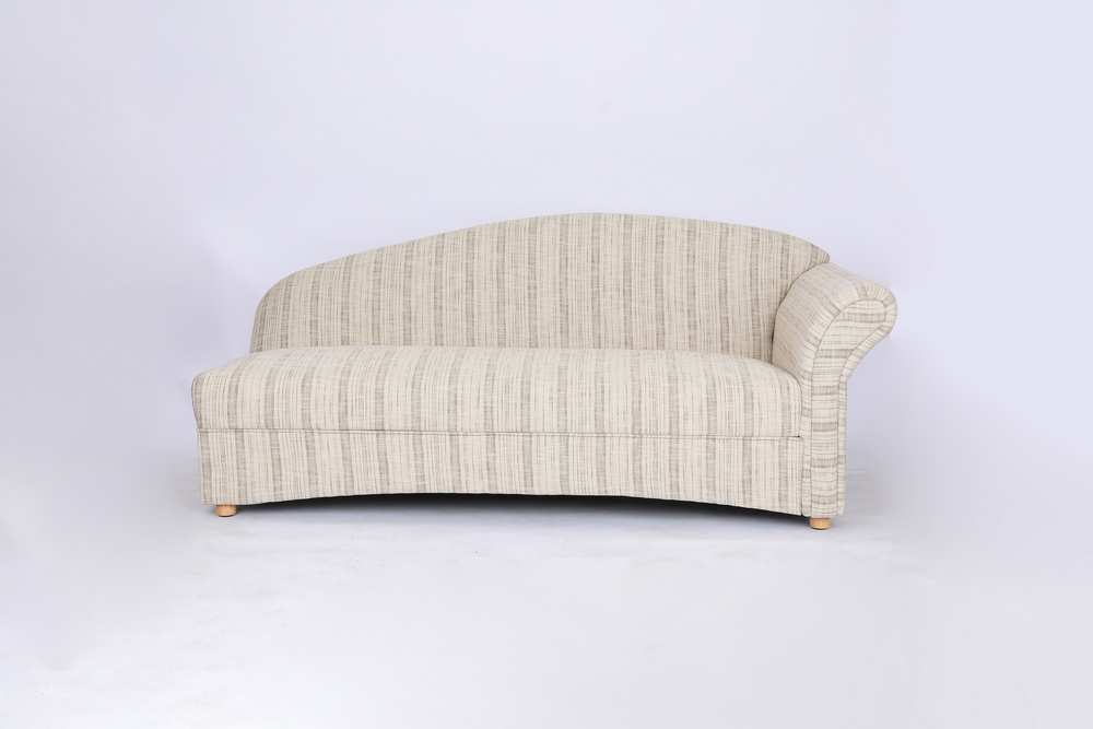 3-Sitzer Sofa Loretta mit rechter Armlehne, ca. 193 x 83 x 85 cm – Grau