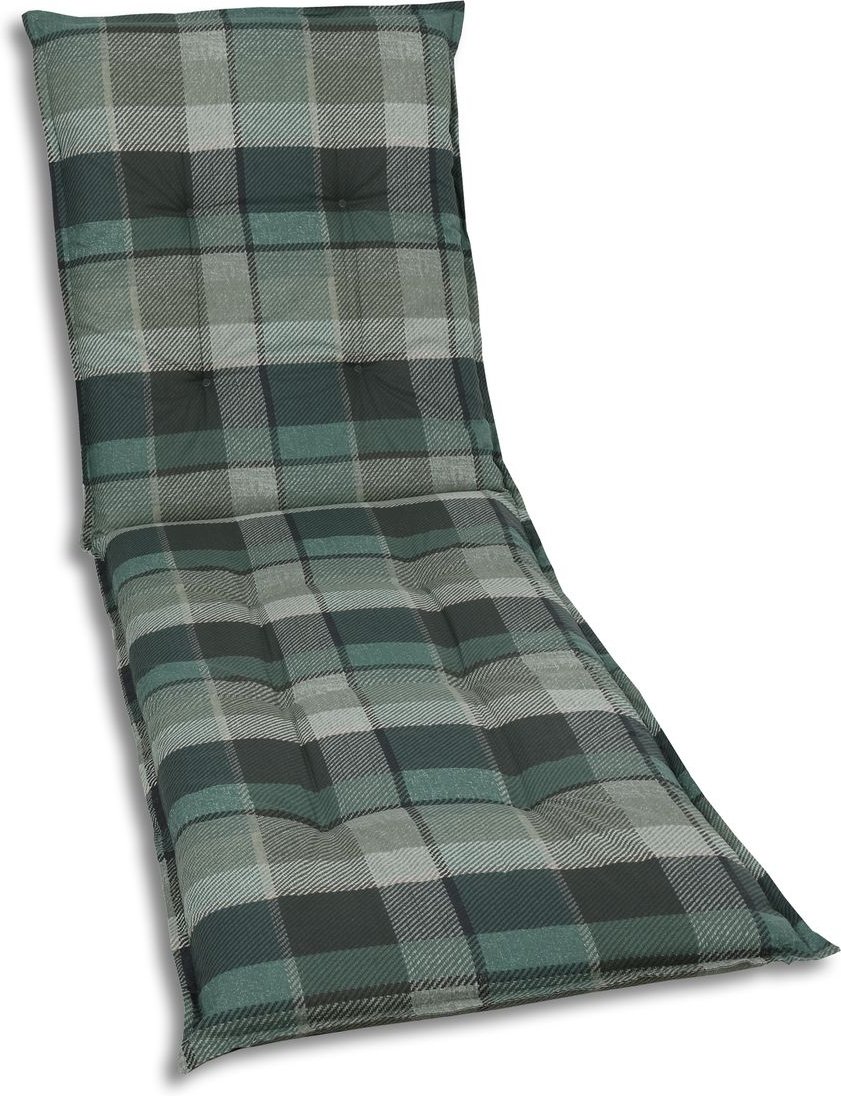 Liegenauflage Karo grün