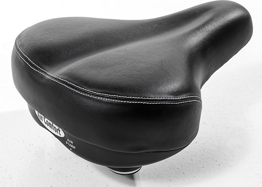 Fahrrad-Luftsattel City inkl. Regenüberzug