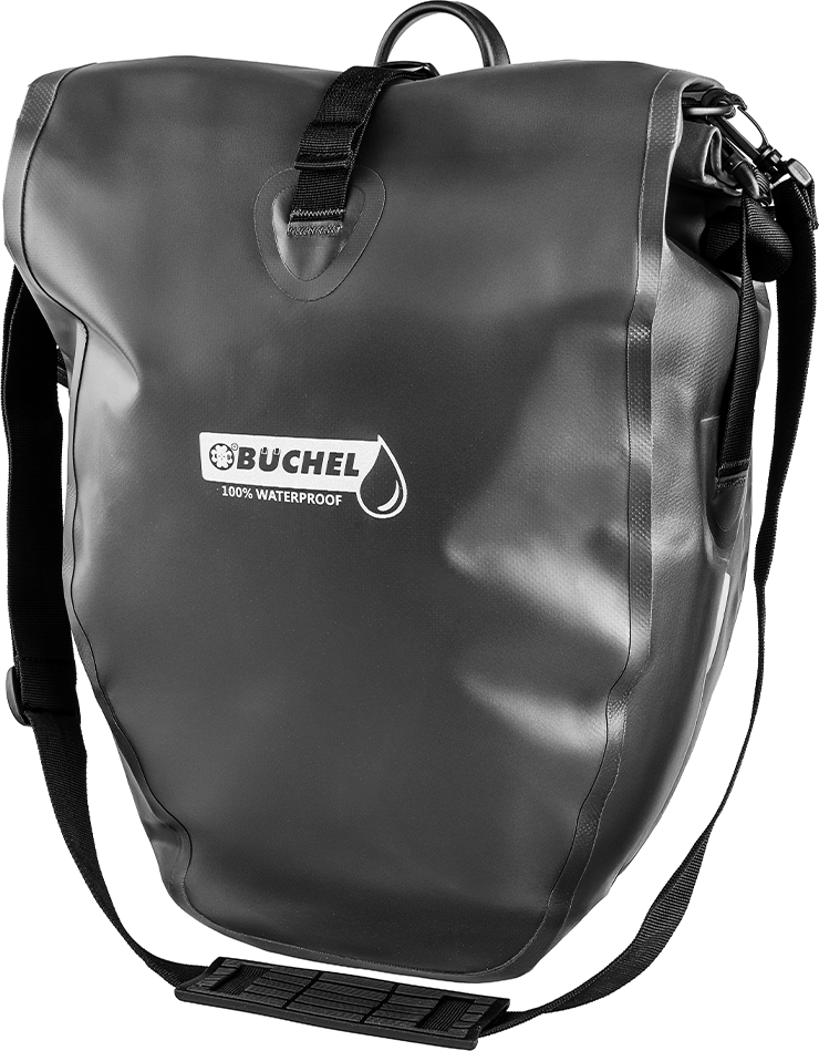 Wasserdichte Fahrradtasche - Anthrazit