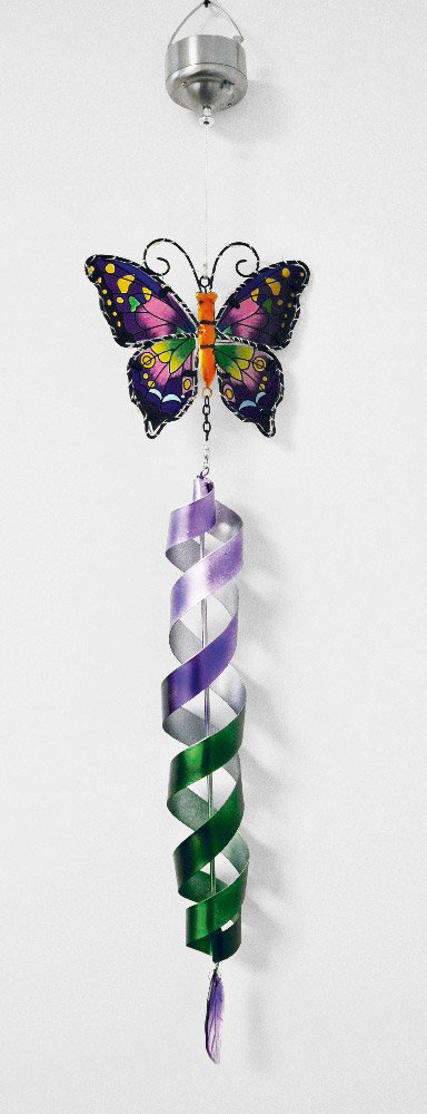 Solar Windspiel "Schmetterling"