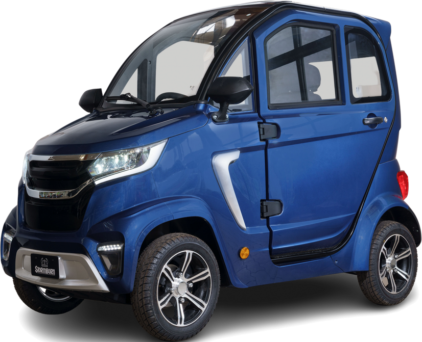 X8 – 2 kW, Blei-Gel-Akku, 45 km/h dunkelblau metallic - Elektrokabinenroller