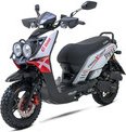 Motorroller PX55 Cross Concept 50ccm 25km/h, rot weiss, GT Union