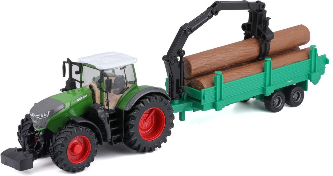 Farmland Fendt 10 cm mit Holztransporter