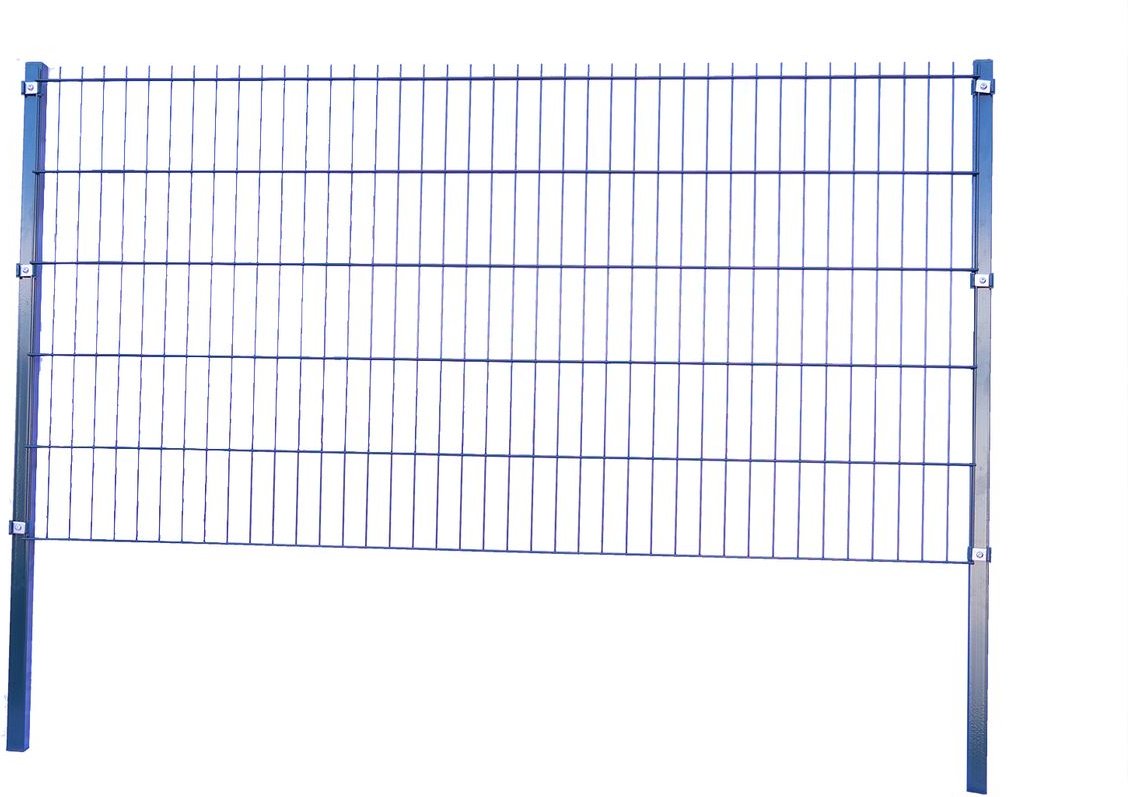 Doppelstabmattenzaun Komplett-Set, ca. 83 cm x 10 m - Anthrazit