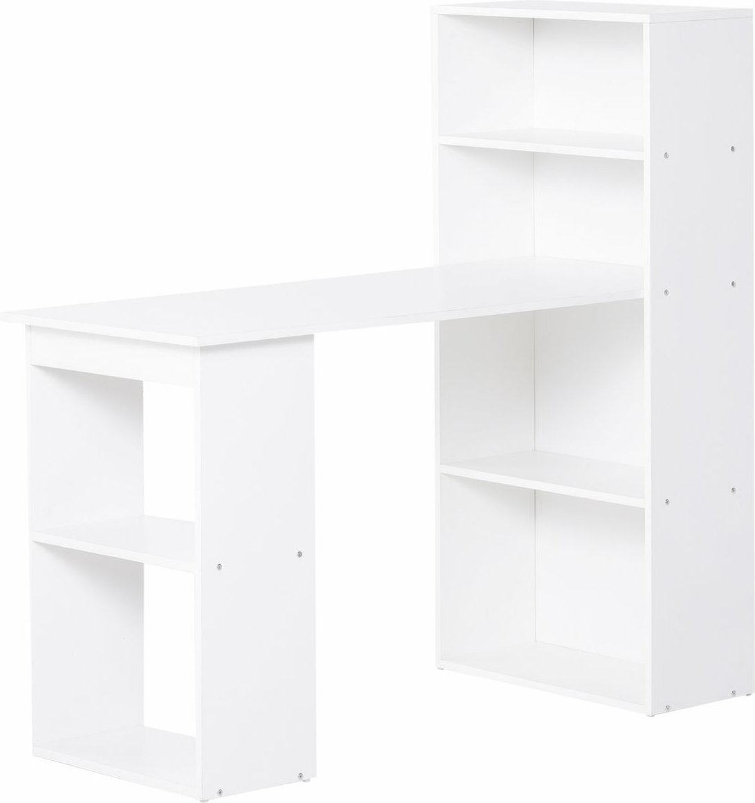 Schreibtisch Esstisch mit Regal Computertisch Arbeitstisch Laptoptisch