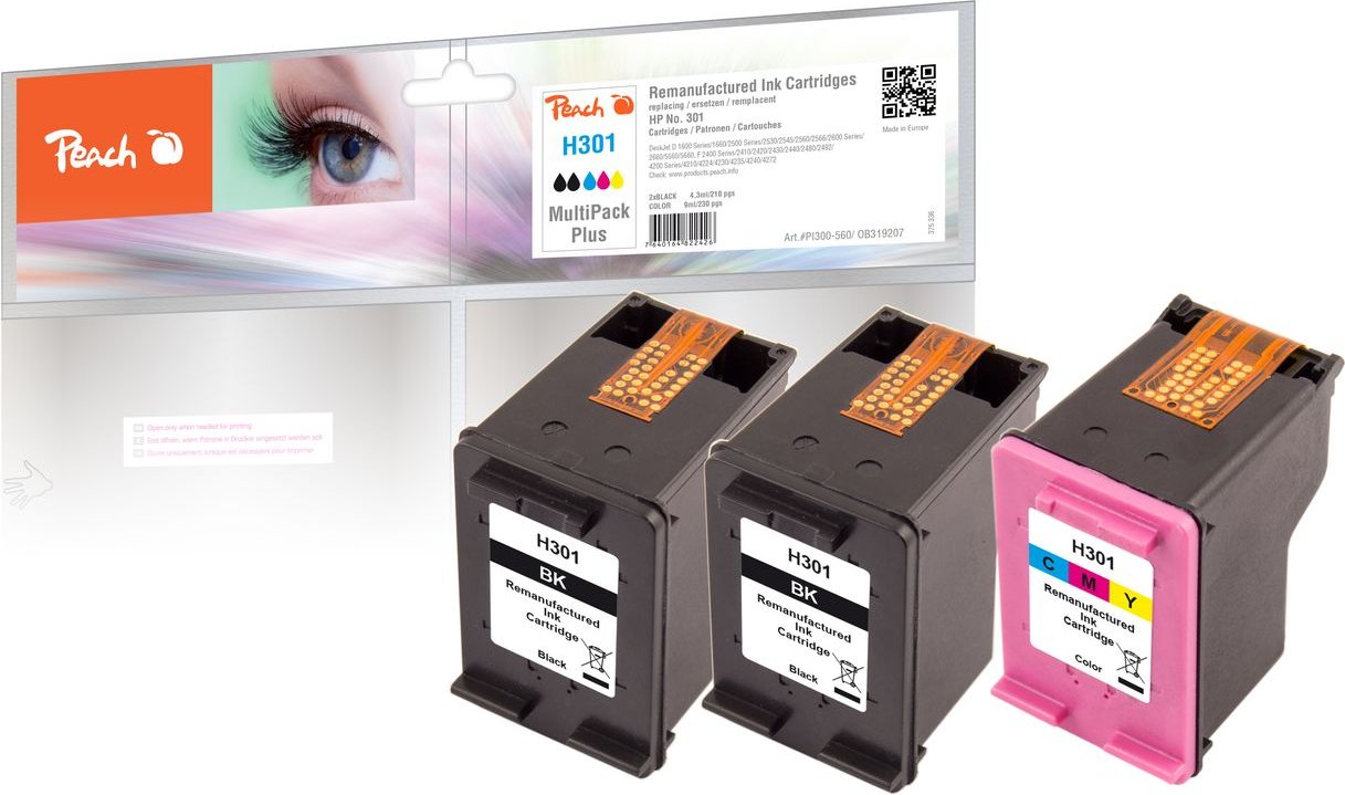 Spar Pack Plus Druckköpfe ersetzt HP No. 301