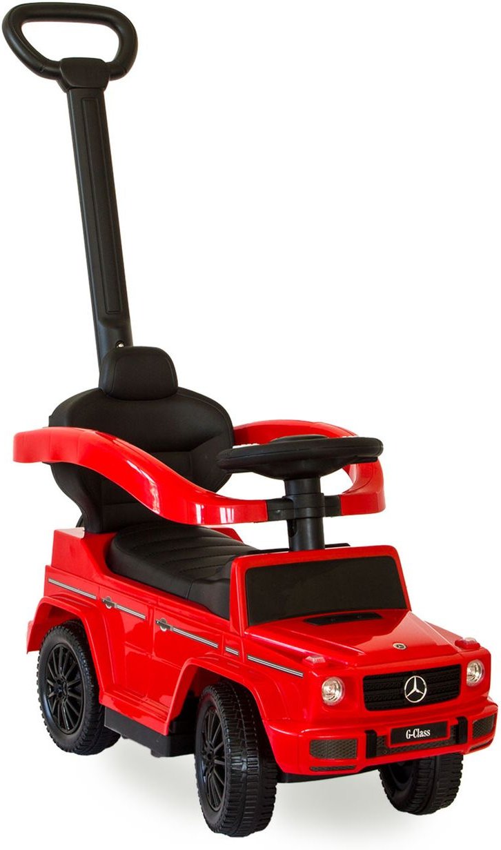Thumbnail - Rutschauto mit Schiebstange Mercedes ab 1 Jahr, rot