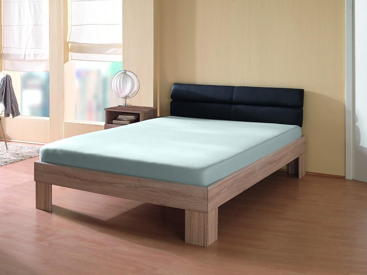 Jersey Spannbetttuch 90x190 - 100x200 cm, Farbe silber