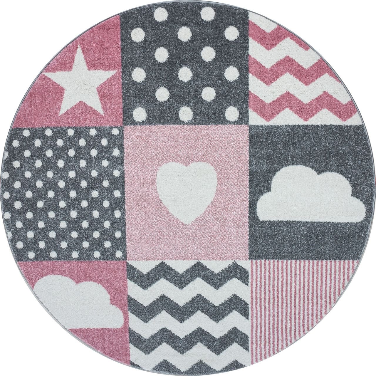 Teppich, KIDS 0620, PINK, 160 x 160 cm