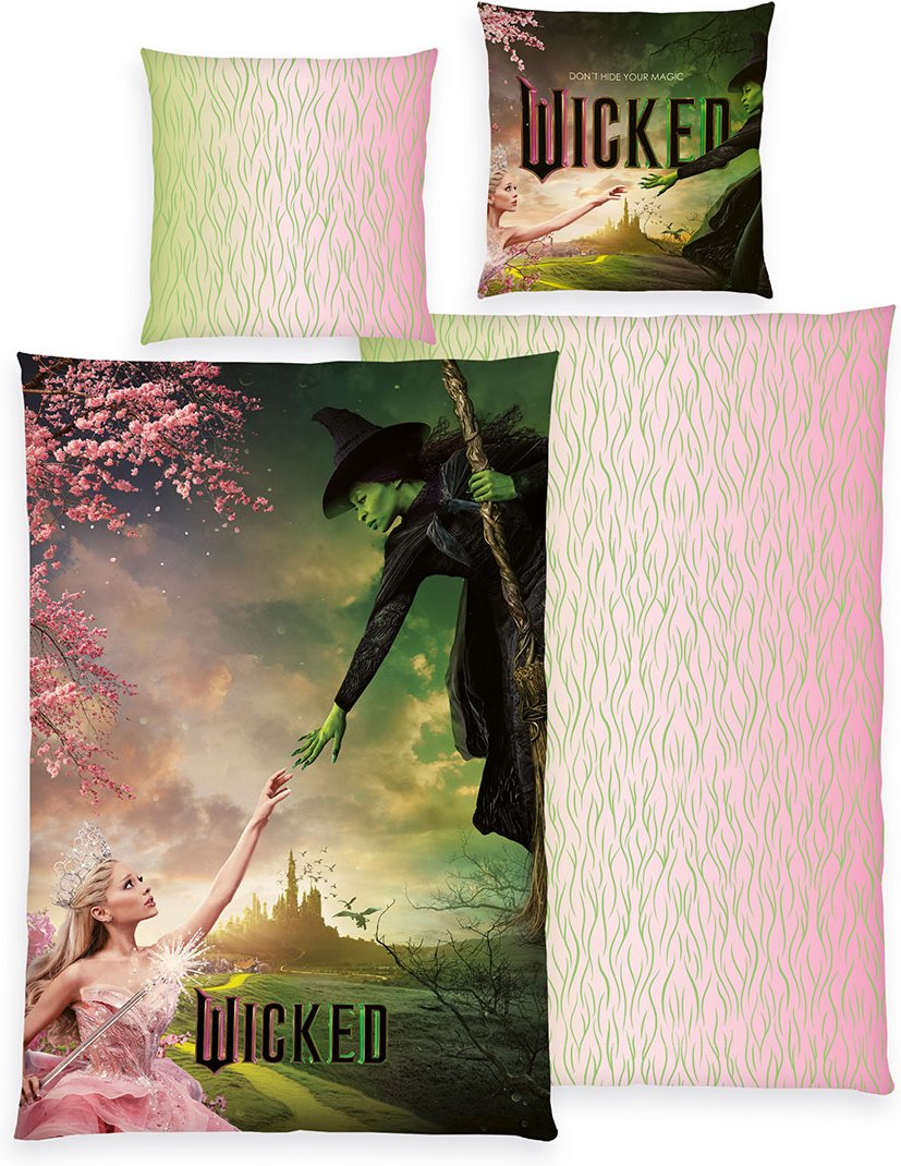 Wicked Bettwäsche Größe 80x80 + 135x200 cm