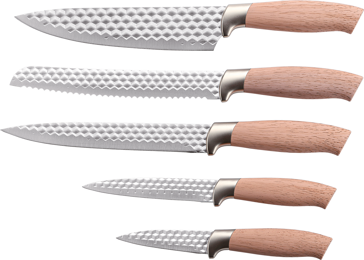 5tlg. Küchenmesserset NATURELLE