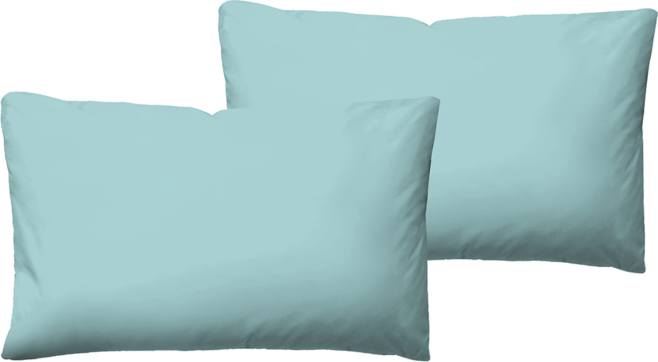 Mikrofaser Seersucker Kissenbezüge - 2er-Set, je ca. 40x80 cm