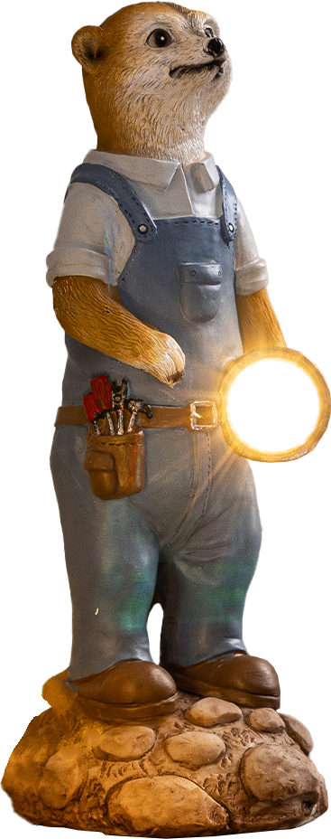 LED-Solar-Erdmännchen, Handwerker