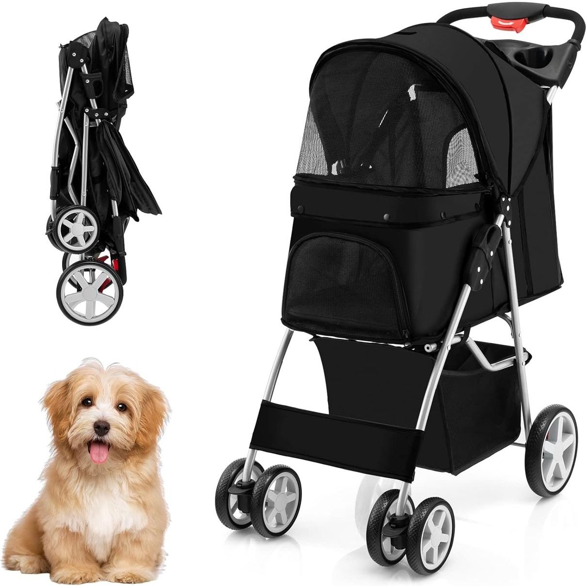 Thumbnail - Hundewagen Haustiere Buggy bis 15kg
