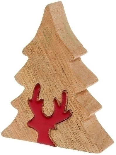 Deko Puzzle Baum mit Renntier, mittel