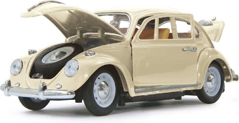 JAMARA VW Käfer RC Diecast 1:18 creme weiss 40MHz