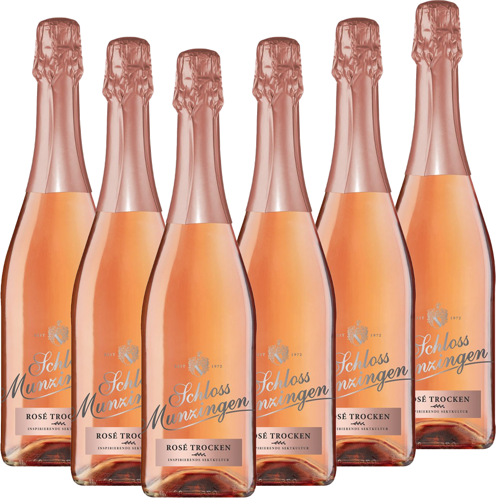 Schloss Munzingen Sekt Cuvée Rosé Trocken 0,75 6er Karton