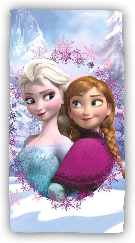 Disney Frozen Strandtuch 70x140 cm - Baumwolle Frottee