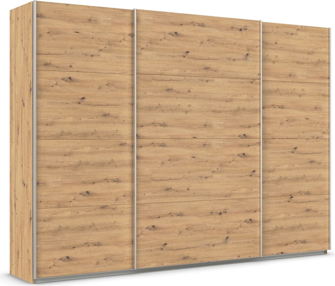 rauch Quadra Kleiderschrank 3-türig, Farbe Eiche Artisan Breite 315 cm