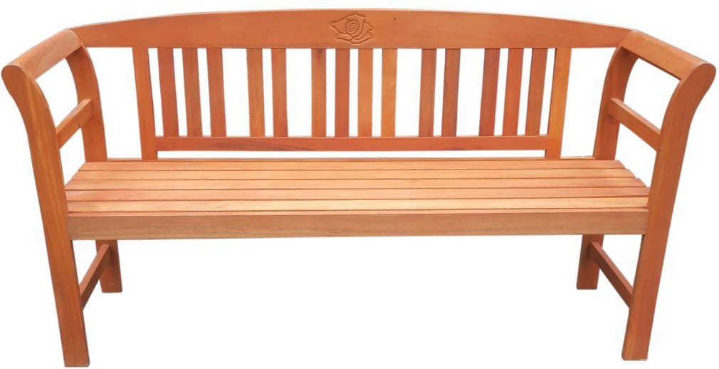 3-Sitzer Gartenbank aus Akazienholz, ca. 157 x 48,5 x 82 cm - Rose