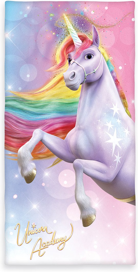 Thumbnail - Unicorn Academy Badetuch Größe 75x150 cm