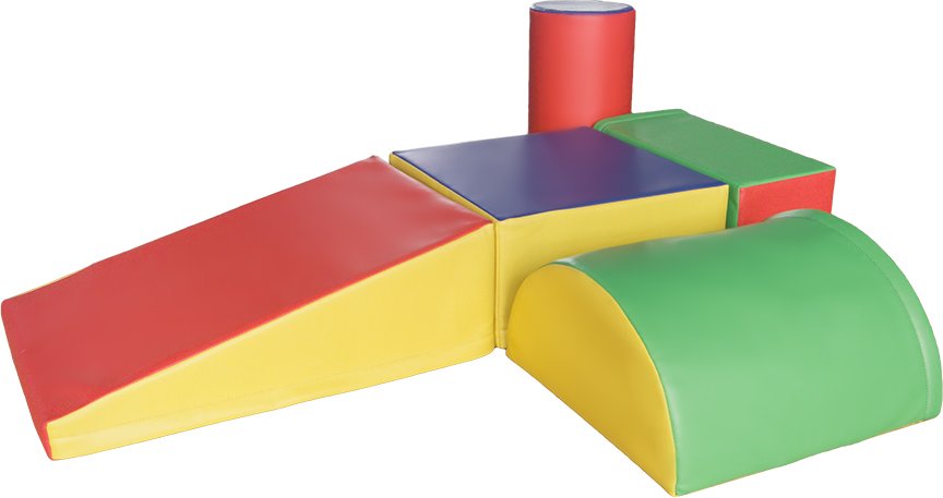 Kinder Softbausteine 5 tlg. - Mehrfarbig