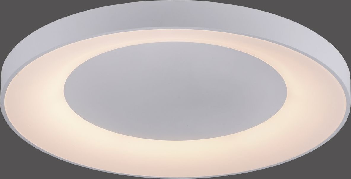 LeuchtenDirekt, LED Deckenleuchte, CCT, dimmbar, Fernbedienung, Ø70cm, weiss ANIKA