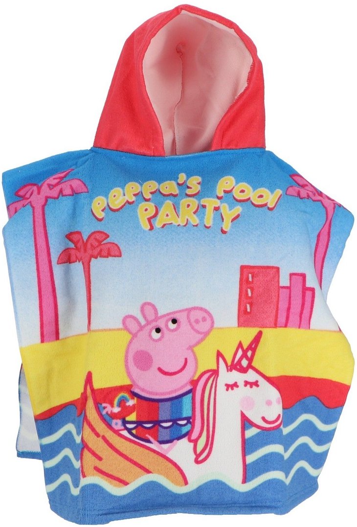Thumbnail - Peppa Pig Badeponcho – Schnell trocknend & leicht