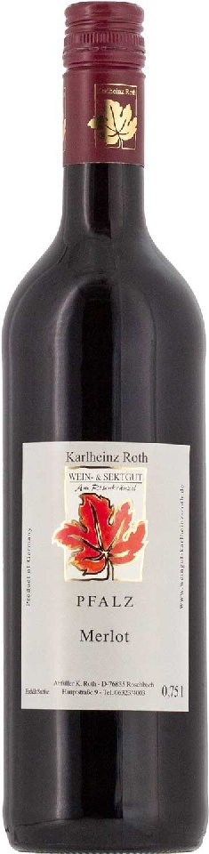 Thumbnail - Weingut Karlheinz Roth Merlot QbA trocken 2023