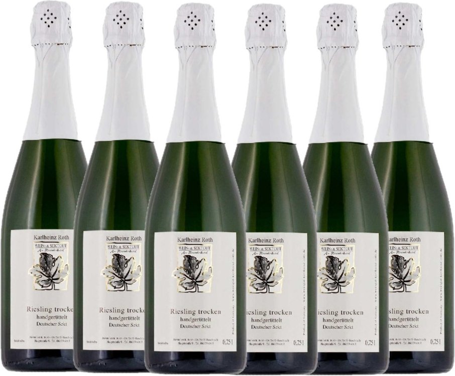 Weingut Karlheinz Roth & Sohn GbR Riesling Sekt trocken - 6er Karton