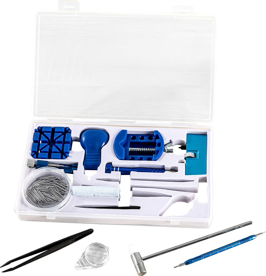 Profi-Uhrmacherwerkzeug-Set 211-tlg