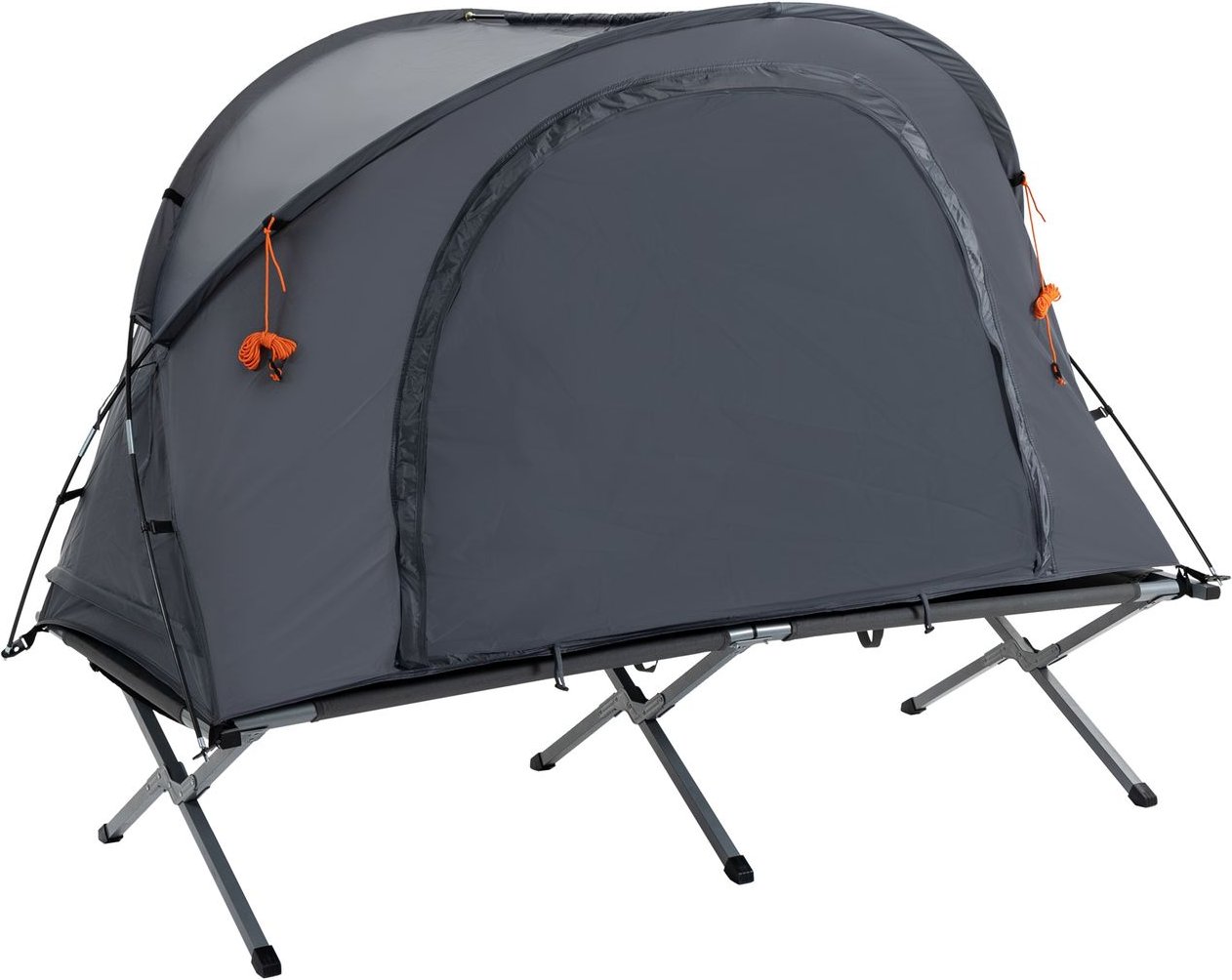 Campingbett mit Zelt für 1 Person mit Luftmatratze inkl. Tragetasche 200 x 86 x 147 cm