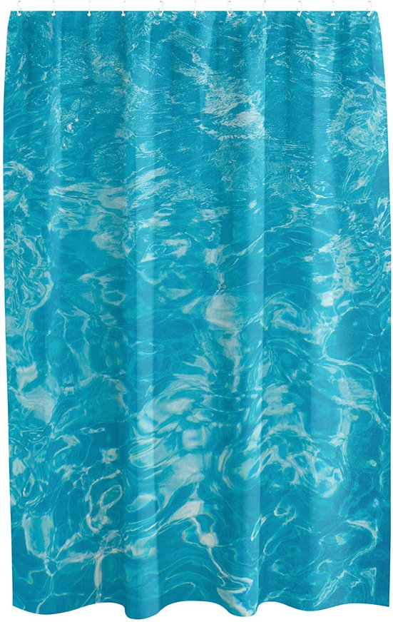 Duschvorhang "Digitaldruck", ca. 180 x 200 cm - Wasser