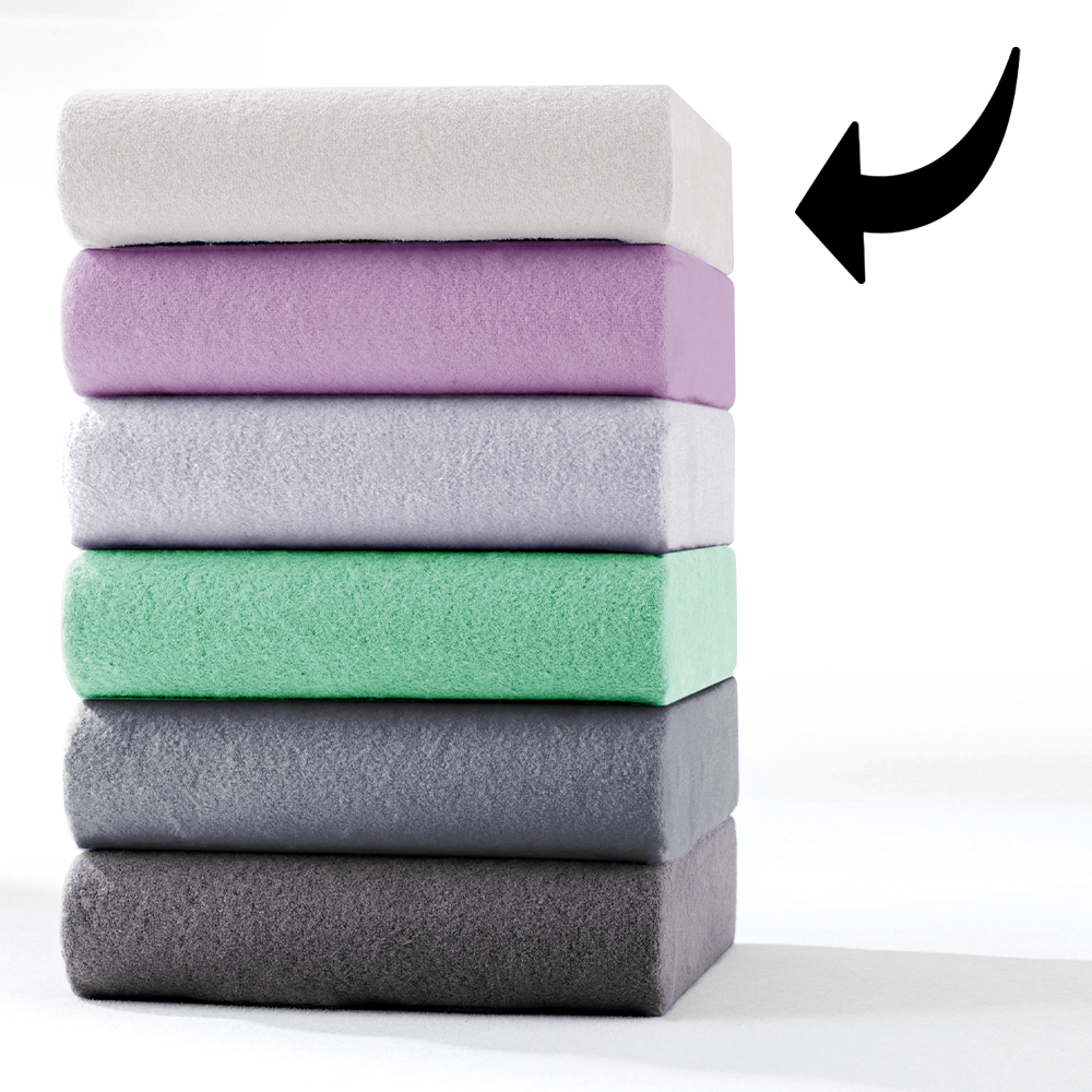 Mikrofaser-Flausch-Spannbetttuch - ca. 180 - 200 x 200 cm