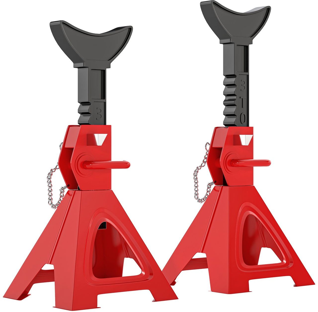 Unterstellbock 3 Tonnen Traglast 2 Stück Stützbock inkl Sicherungssplint