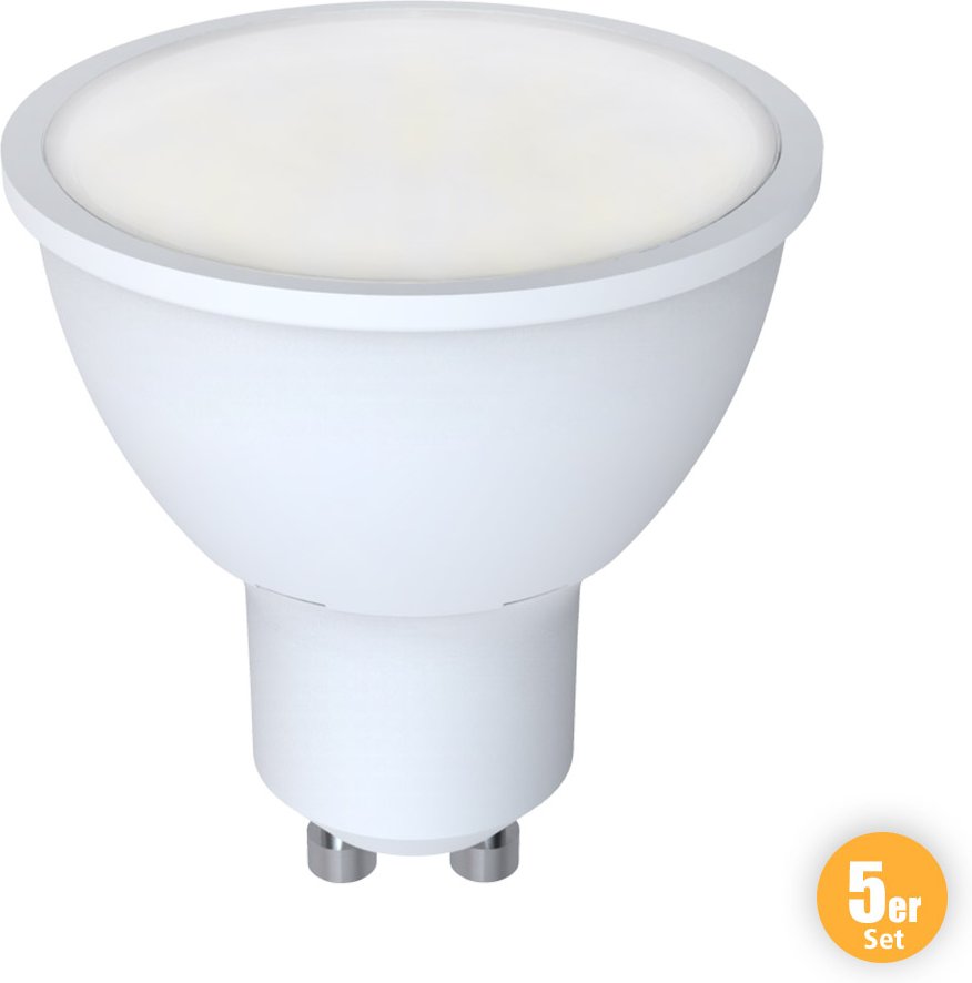 LED-Leuchtmittel, GU10 - 5er-Set