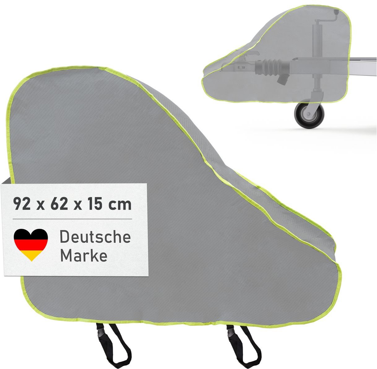 Deichselabdeckung Wohnwagen M (92x62x15 cm) wetterfest, Deichselhaube