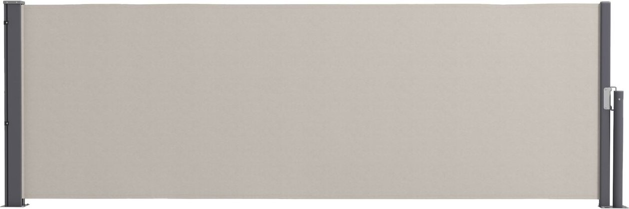 Outsunny Seitenmarkise, 300 x 100cm Gartenmarkise, Sichtschutzwand mit UV-Schutz